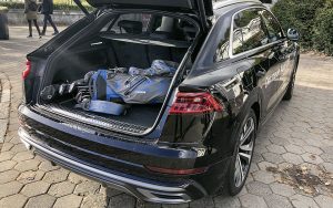 Audi Q8 Kofferraum mit Golfbag