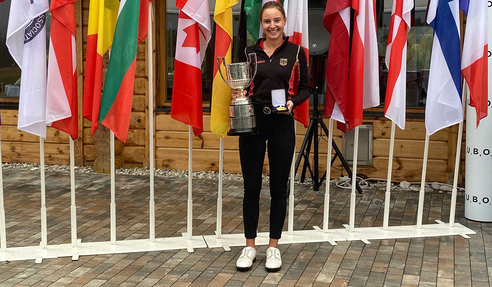 Paula Schulz-Hanßen vom GC St. Leon-Rot ist Europameisterin der Damen