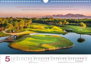 Golf Kalender Zitate 2021