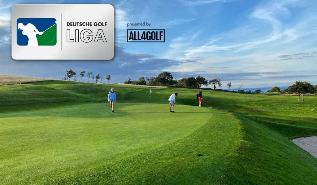 Golfplatz, DGL und All4Golf Logo