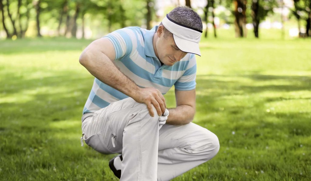 Golfer Knieschmerzen
