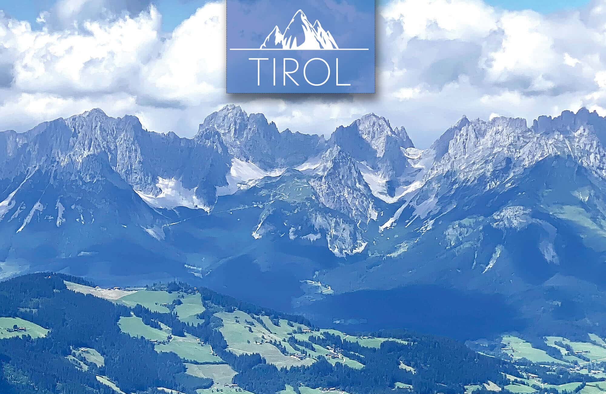 Tirol mit Blick auf den Wilden Kaiser