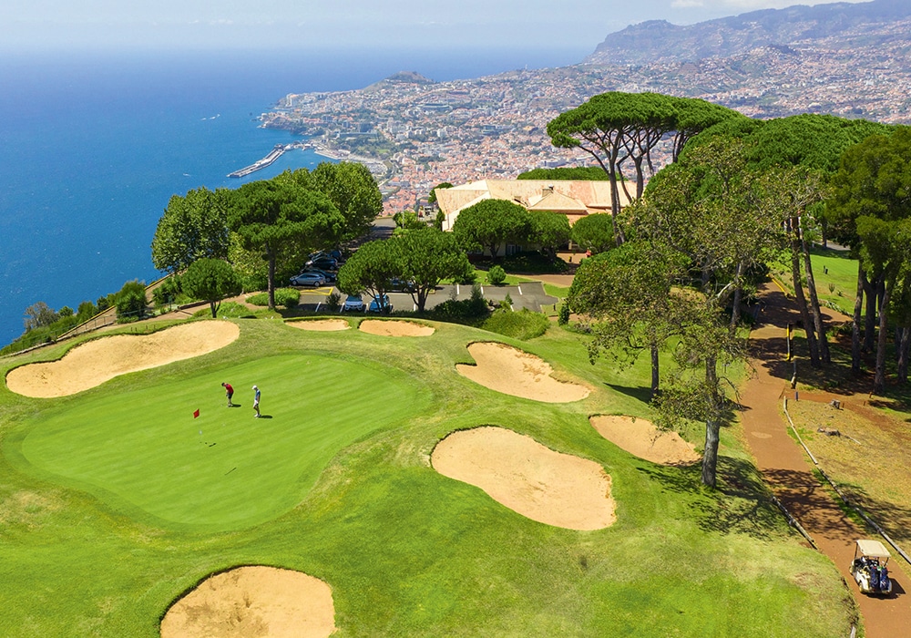 Golfplatz Madeira von oben