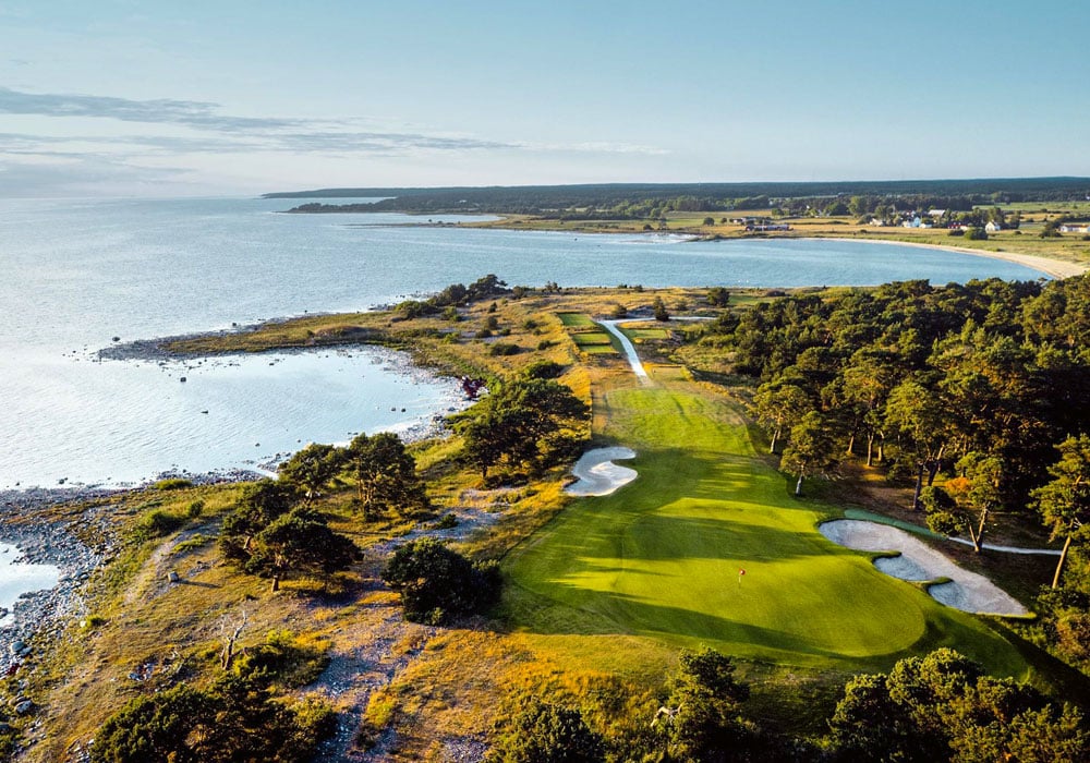Der Visby Golfklubb auf der Insel Gotland