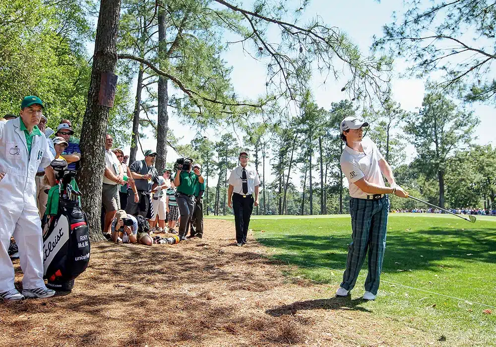 Mit einem geteilten 40. Platz in 2012 Rory McIlroy Augusta Masters