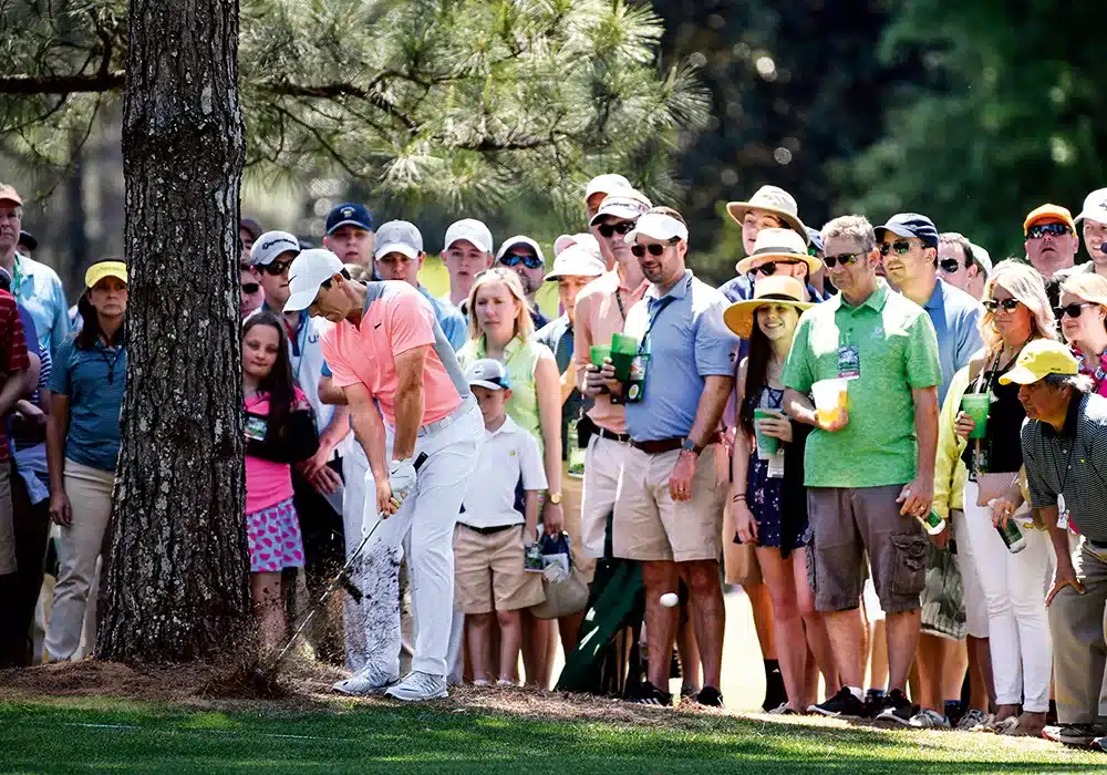 Das reicht nur zum geteilten 7. Platz: 2017 Rory McIlroy Augusta Masters 2017