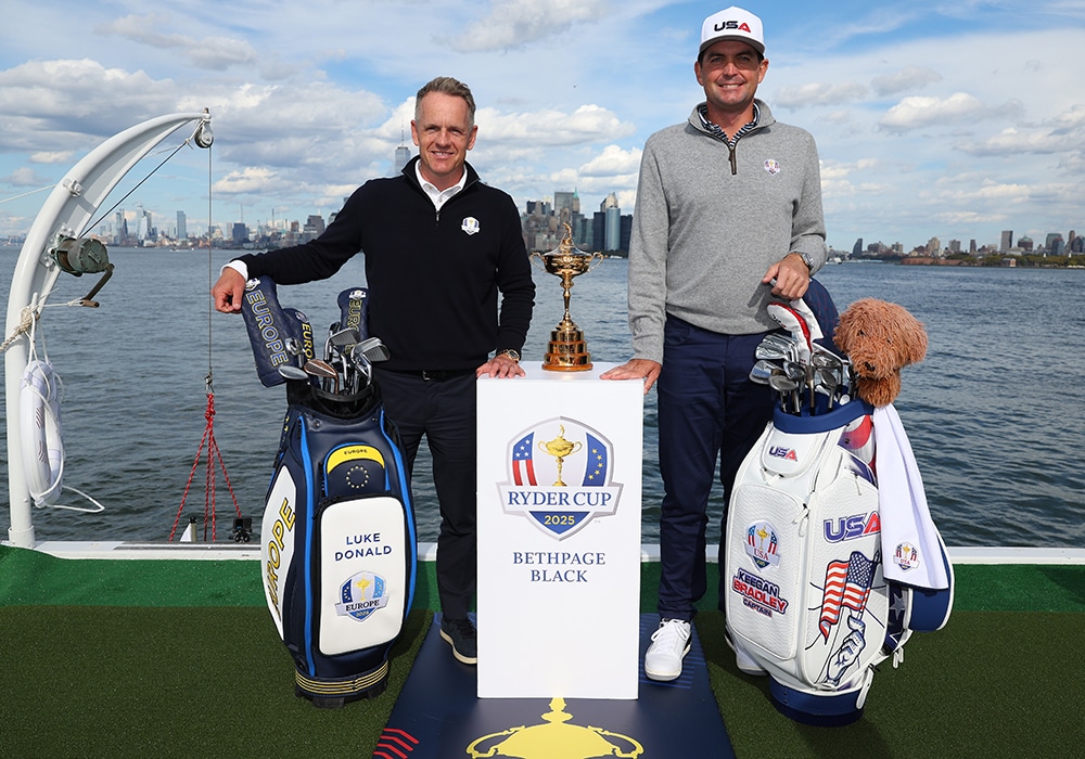Team Captains Luke Donald und Keegan Bradley