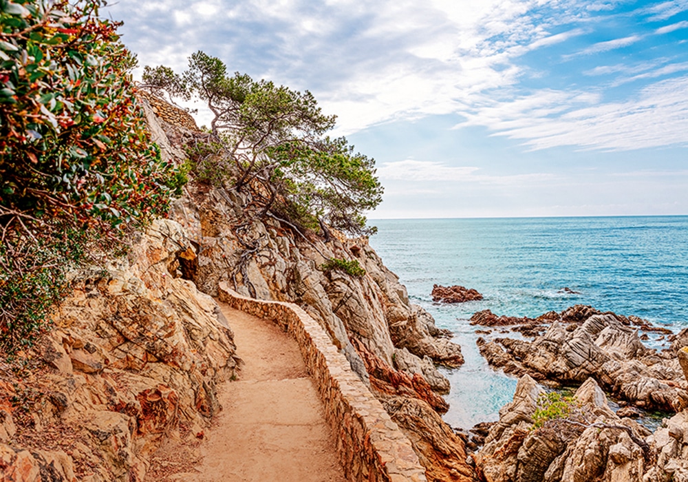Cami de Ronda tourist track in Lloret de Mar