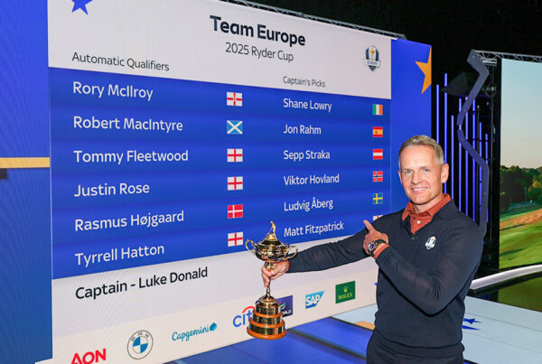 Luke Donald und Team Europe 2025