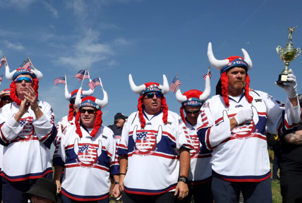 US-Fans beim Ryder Cup 2023 in Rom.