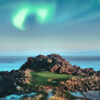 Lofoten Links im arktischen Licht
