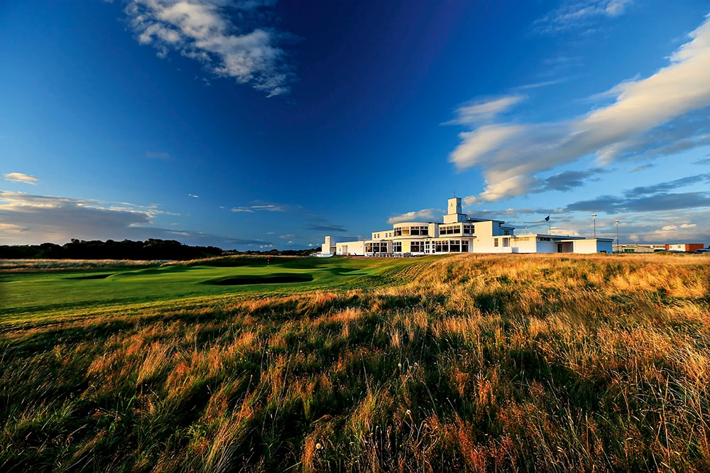 Das Clubhaus von Royal Birkdale