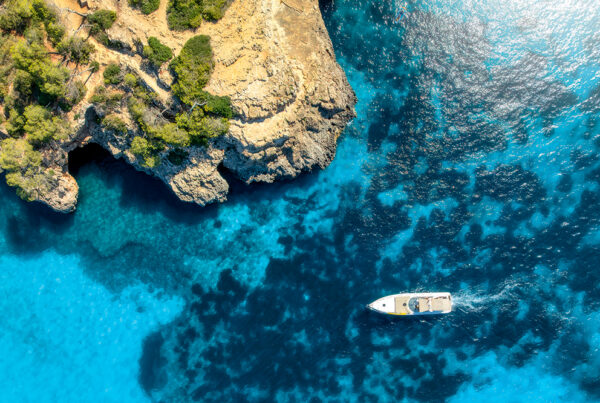 Mallorca Küste von oben