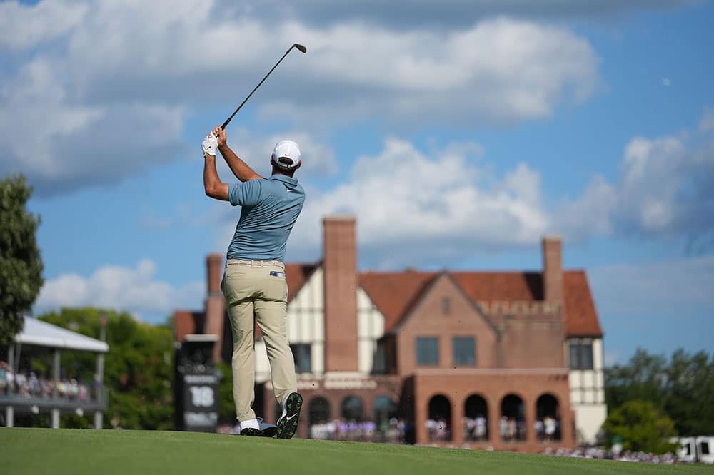 Scottie Scheffler bei der Tour Championship 2026 im East Lake Golf Club