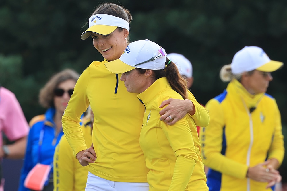 Esther Henseleit am Samstag des Solheim Cup 2026